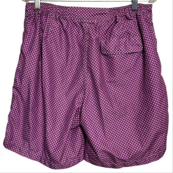 Peter Millar Purple White Swim Trunks Made in Italy, M - Picture 2 of 7